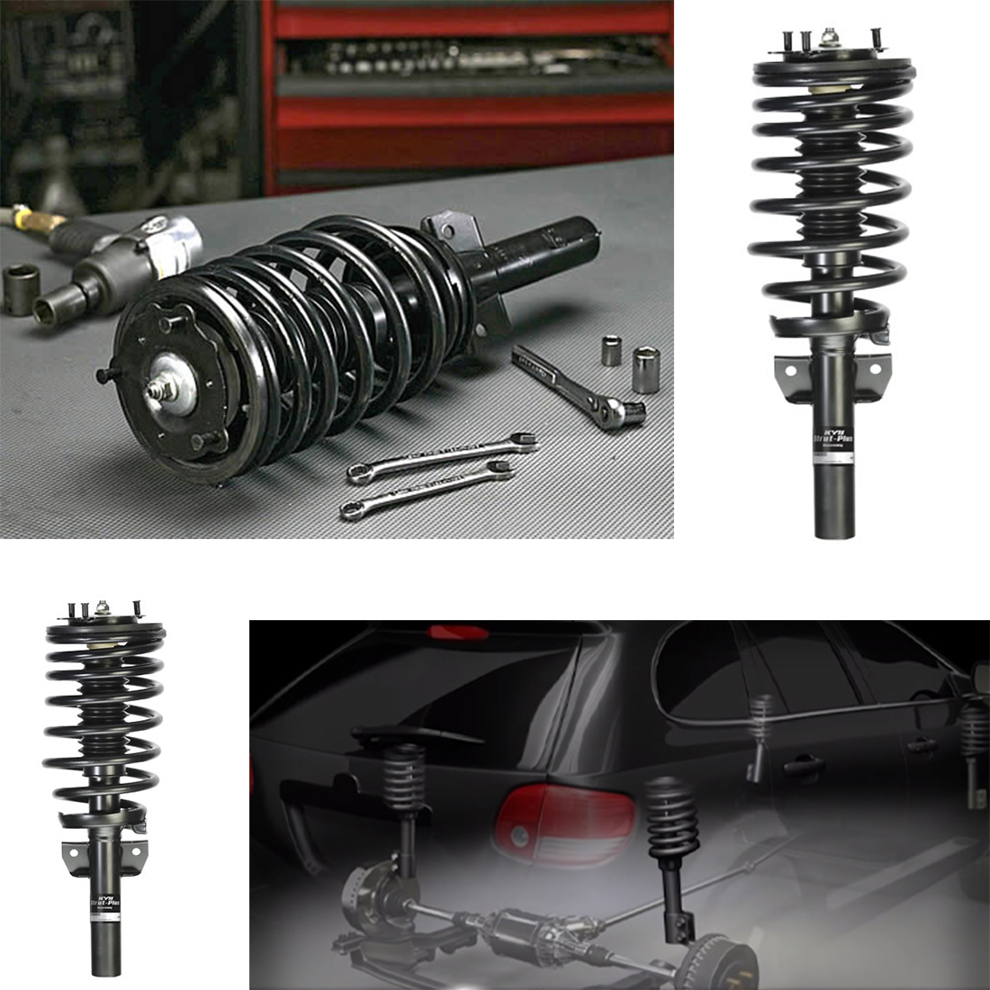 ヌプシ KYB Shock & Strut Rear Shock Absorber For Ford Edge 2007